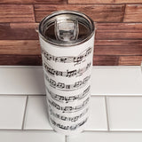 Sheet Music Tumbler