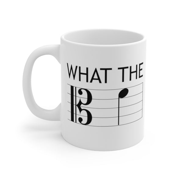 What the F Alto Clef Mug