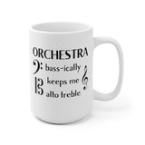 Orchestra Basically Keeps Me Out of Trouble Mug