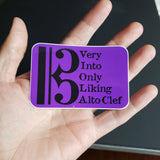 VIOLA "Very Into Only Liking Alto Clef" Sticker