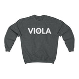 Viola with Alto Clef Crewneck Sweatshirt