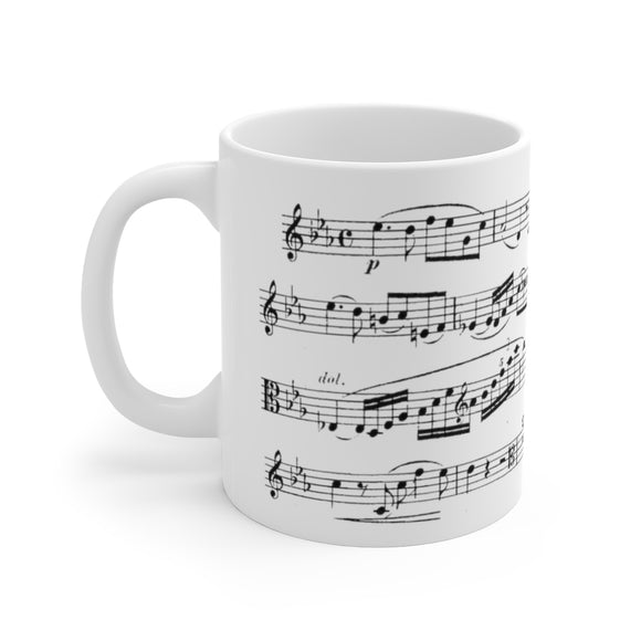 Brahms E Flat Major Viola Sonata Coffee Mug