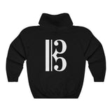 Viola Alto Clef Hooded Sweatshirt