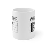 What the F Alto Clef Mug