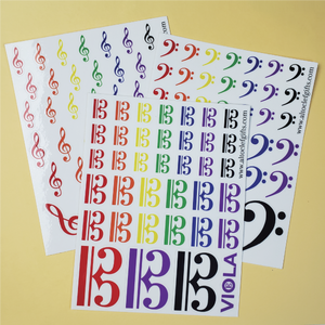 Clef Sticker Sheets