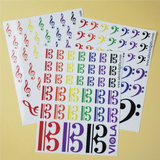 Clef Sticker Sheets