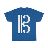 Viola Alto Clef T-shirt with Large White Alto Clef