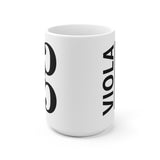 Viola Alto Clef Coffee Mug