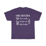 Orchestra Shirt with Treble, Bass, and Alto Clefs!