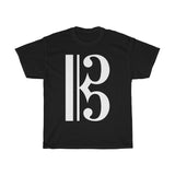 Viola Alto Clef T-shirt with Large White Alto Clef