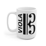 Viola Alto Clef Coffee Mug