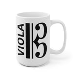 Viola Alto Clef Coffee Mug