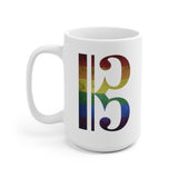 Rainbow Alto Clef Coffee Mug
