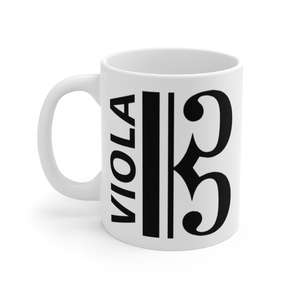 Viola Alto Clef Coffee Mug