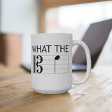 What the F Alto Clef Mug