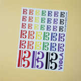 Clef Sticker Sheets