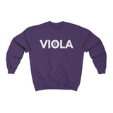 Viola with Alto Clef Crewneck Sweatshirt