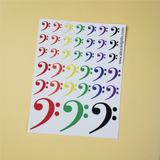 Clef Sticker Sheets