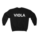 Viola with Alto Clef Crewneck Sweatshirt