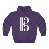 Viola Alto Clef Hooded Sweatshirt