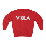 Viola with Alto Clef Crewneck Sweatshirt