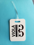 Viola Case Tag | Alto Clef Luggage Tags