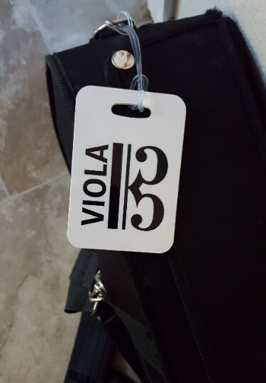 Viola Case Tag | Alto Clef Luggage Tags