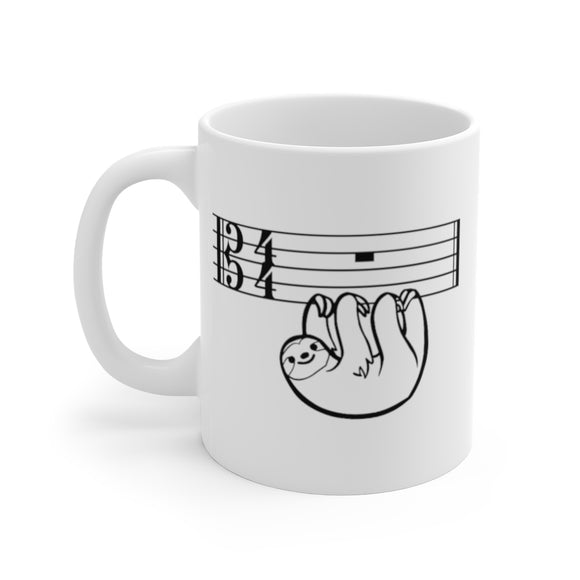 Sloth Alto Clef Coffee Mug