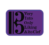 VIOLA "Very Into Only Liking Alto Clef" Sticker